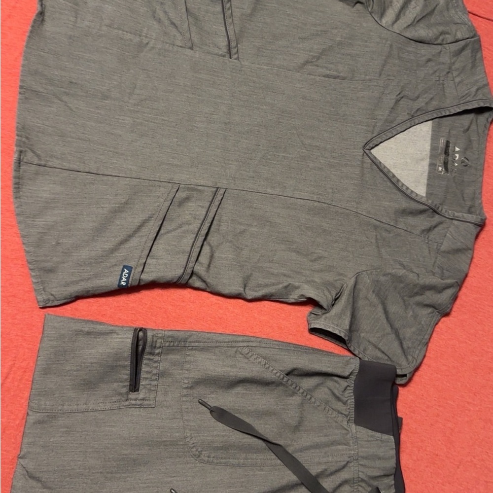 Gray Women's Top and Bottom Set